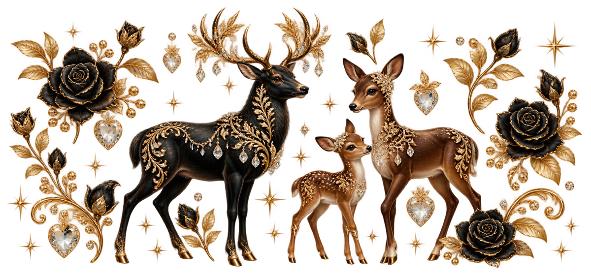 Majestad del Bosque para Snowglobe 16 oz (Venado)