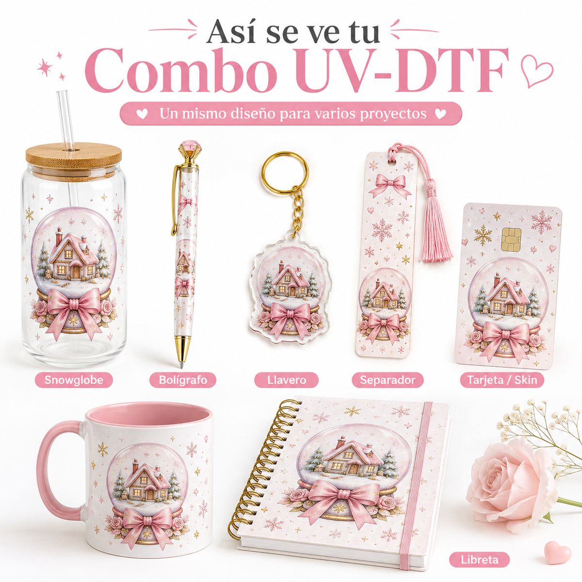 Combo UV-DTF Multiuso | 5, 6 Piezas o Combo Personalizado