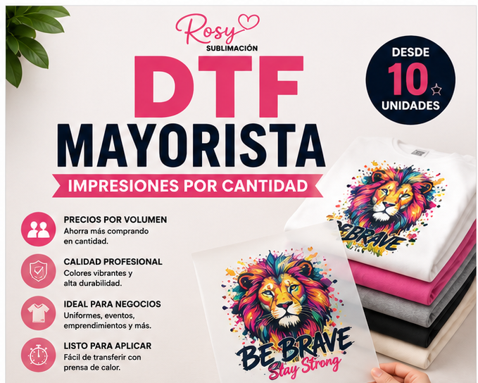 DTF Mayorista – Impresiones por Cantidad