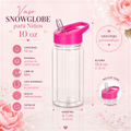 Vaso Snowglobe Infantil Personalizado 10 oz