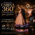 Renta de Cabina 360° Personalizada para Eventos