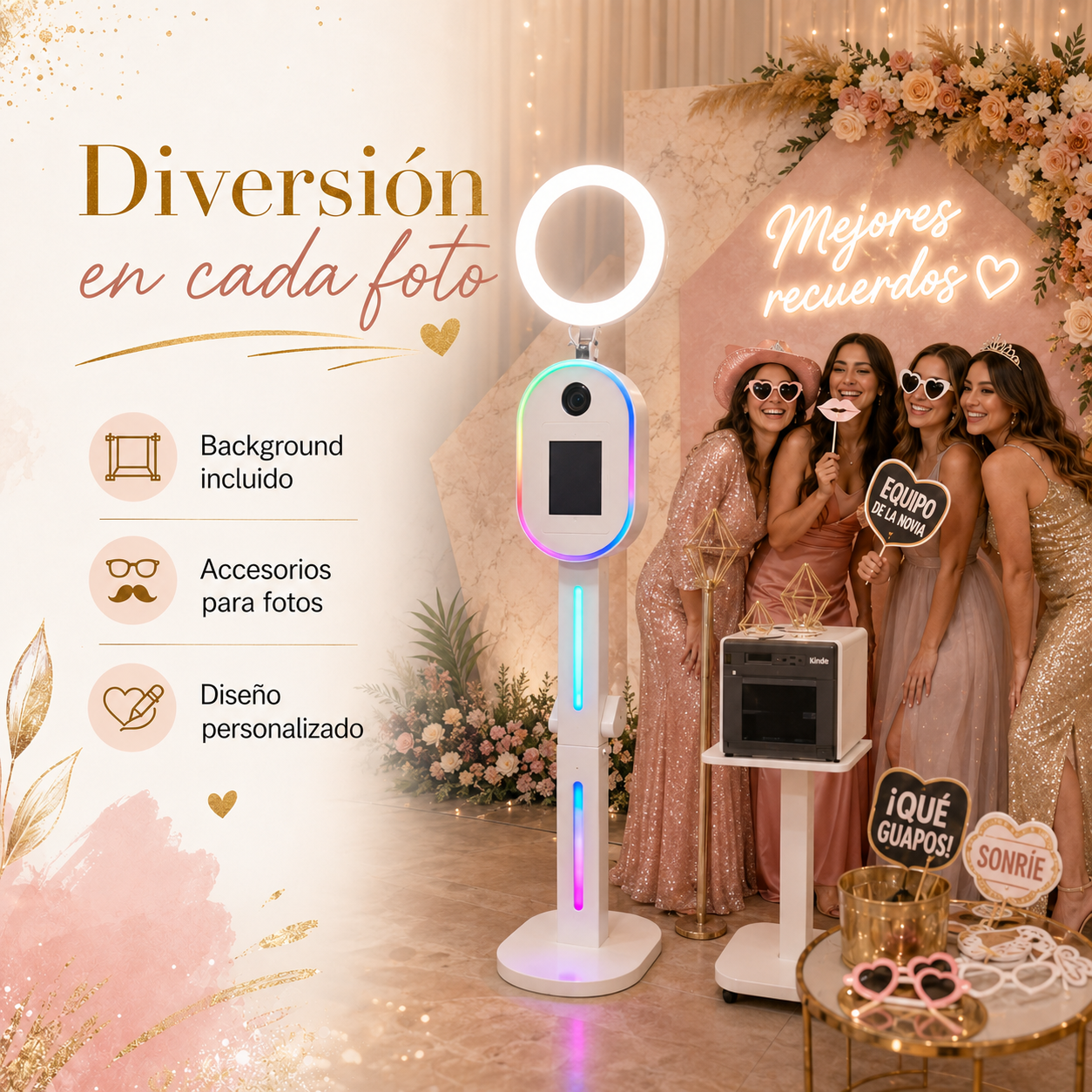 Renta de Cabina Fotográfica Personalizada para Eventos