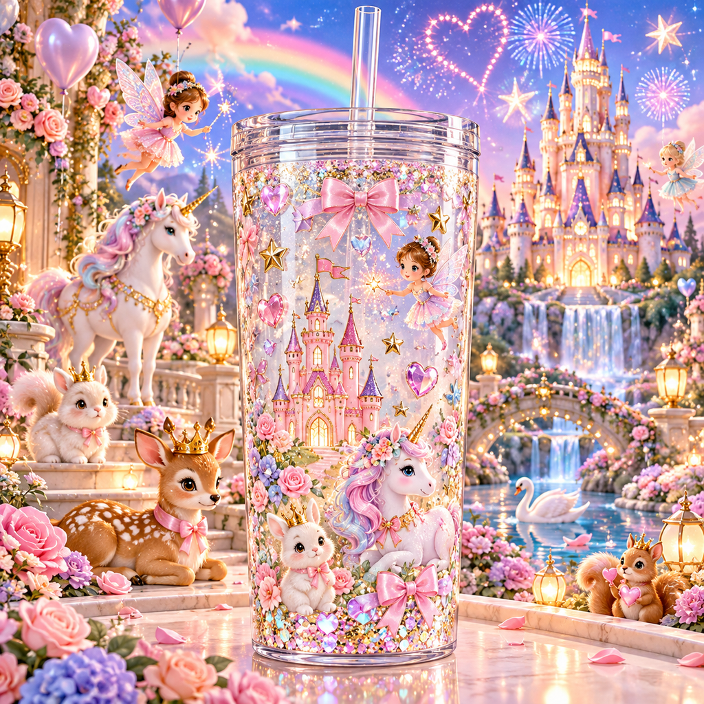 Magia de Cuentos Variados para Vasos Snowglobe de 16 oz (Disney)