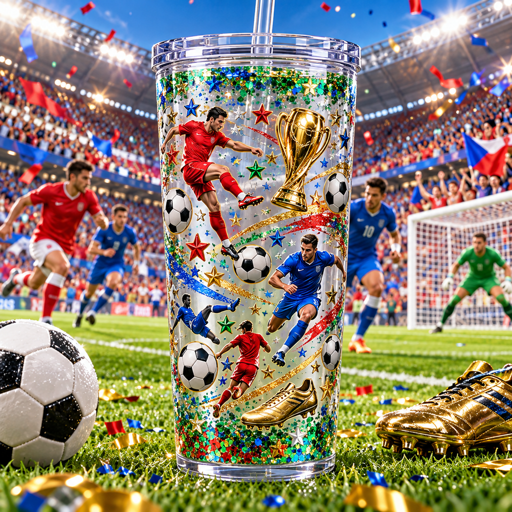 Fútbol Urbano y Energía para Vasos Snowglobe de 16 oz (Football 2)