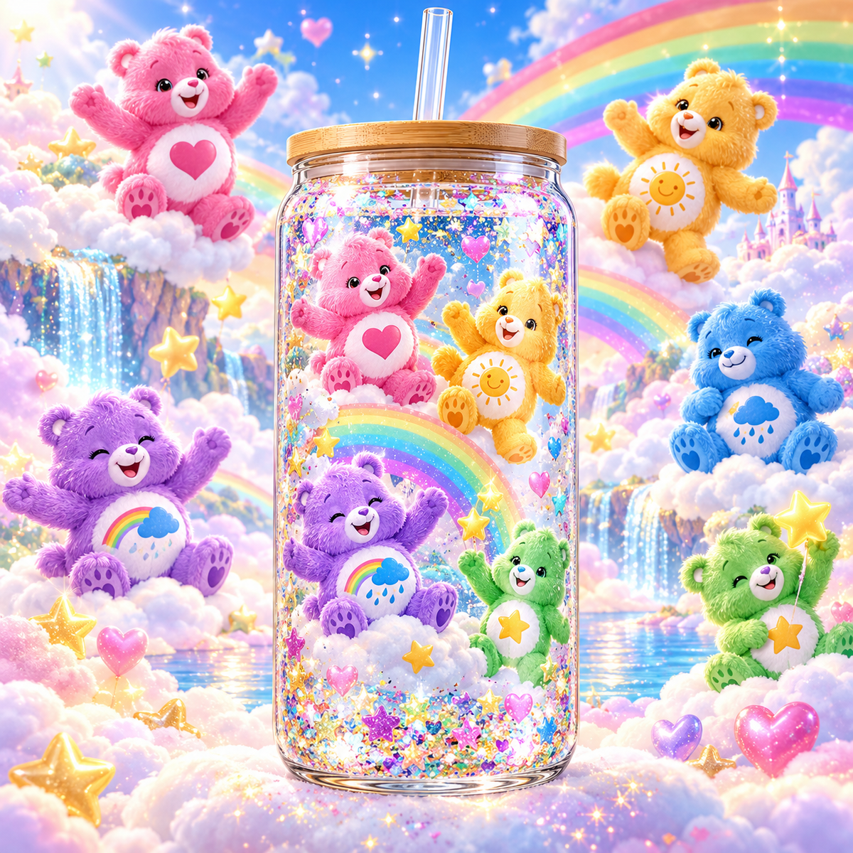 Ositos del Amor para Snowglobe 16 oz (Ositos Cariñositos)