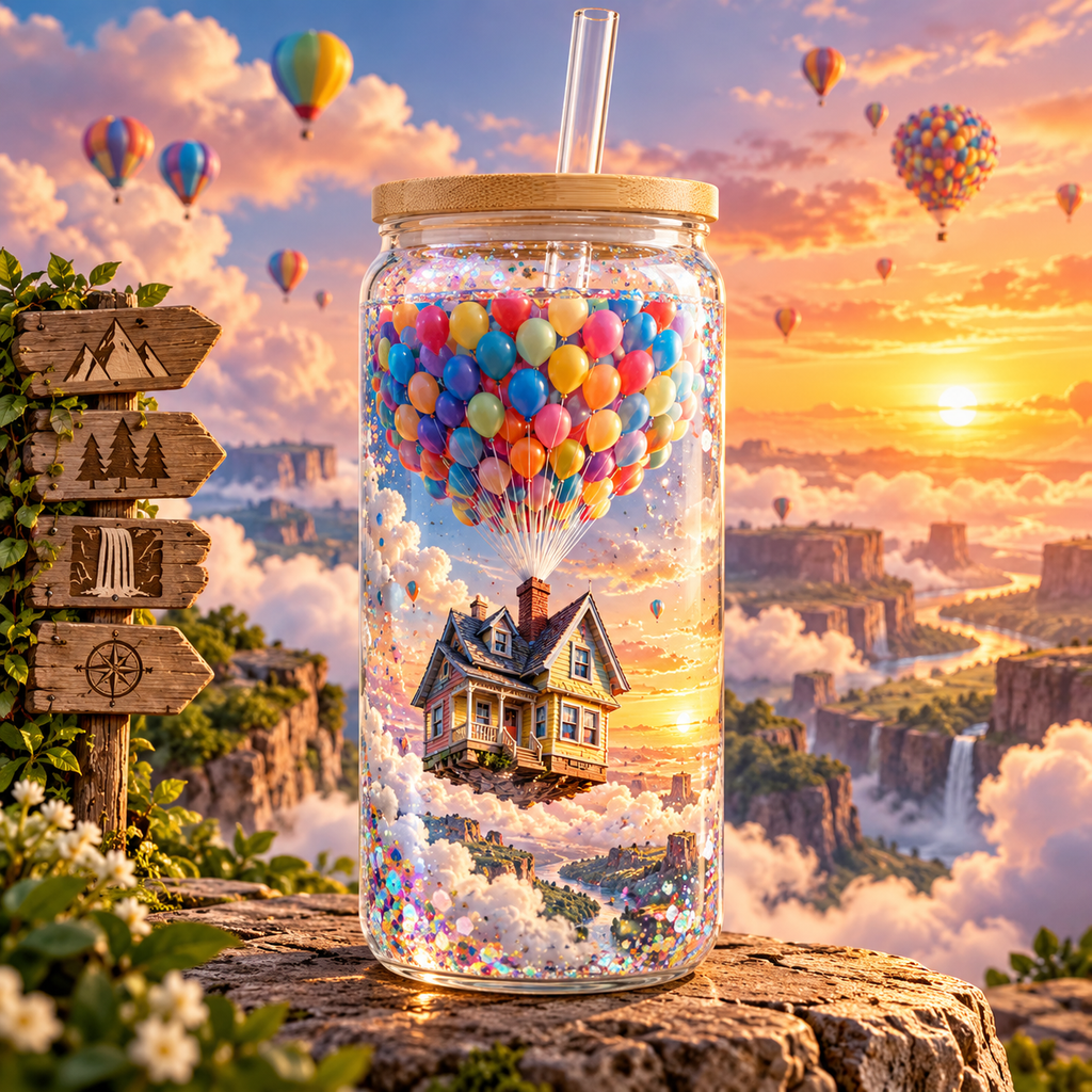 Aventura entre Globos para Snowglobe 16 oz (Up)