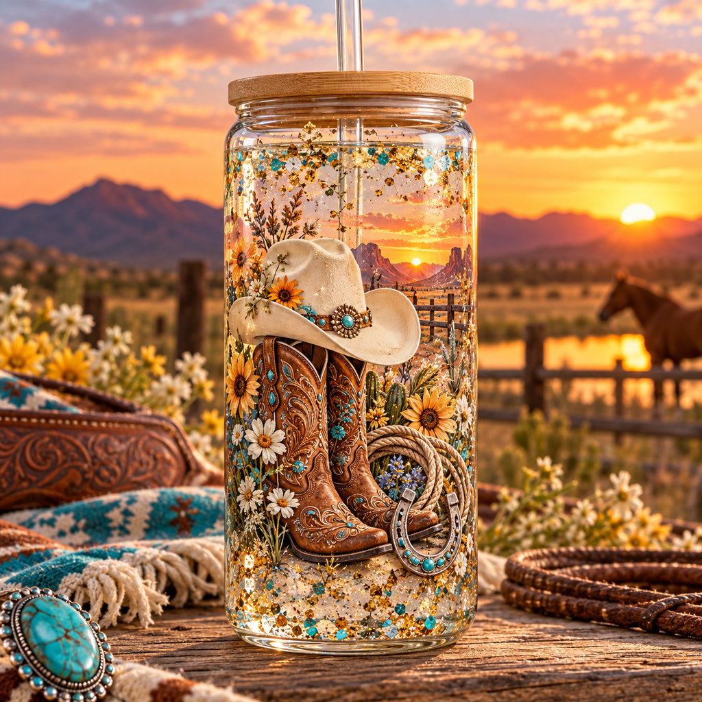 Encanto del Oeste para Snowglobe 16 oz (Western)