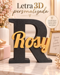 Letra 3D Personalizada con Nombre