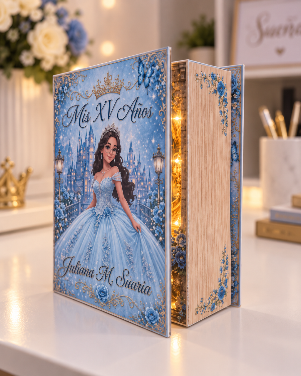 Invitación Personalizada en Forma de Libro