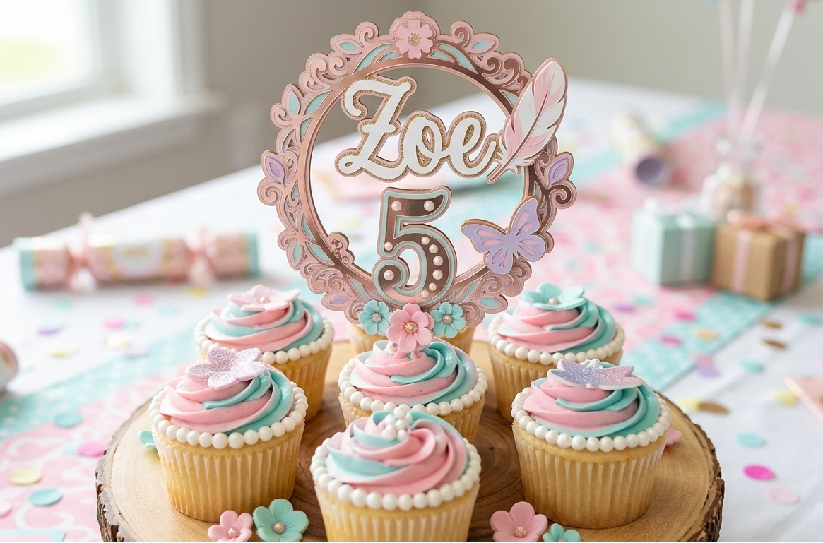 Cupcake topper personalizados