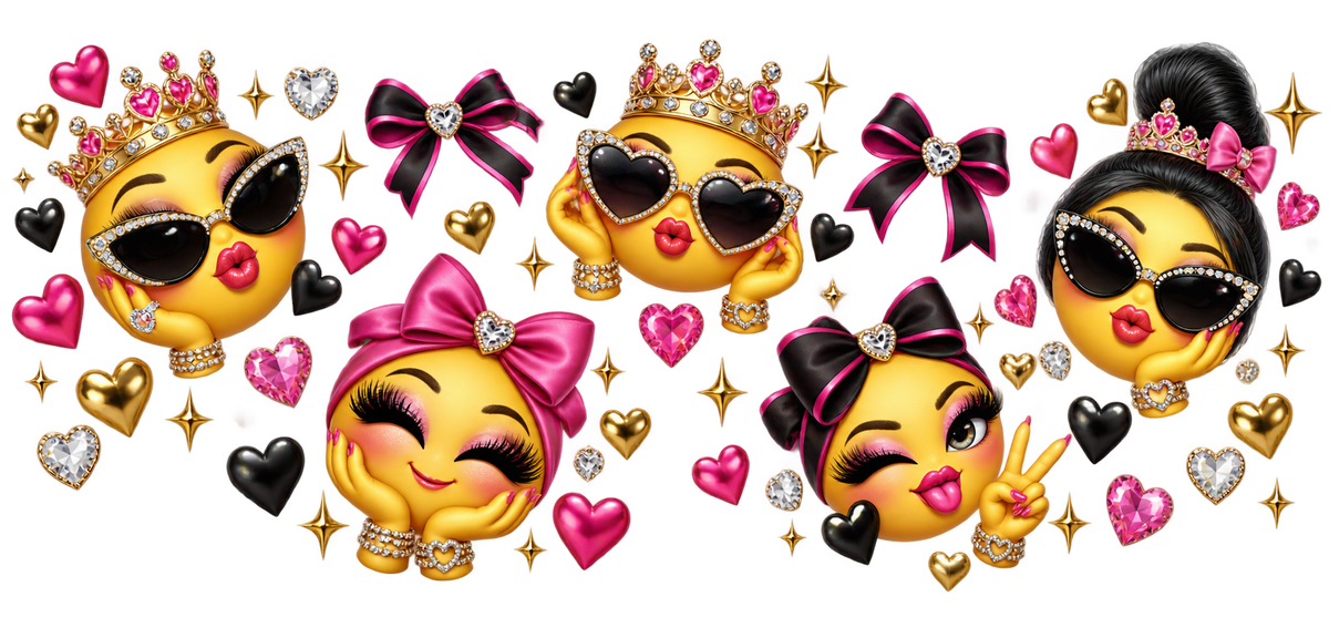 Emociones Divertidas para Snowglobe 16 oz (Emojis)