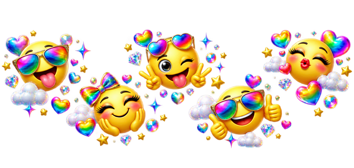 Emociones Divertidas para Snowglobe 16 oz (Emojis)