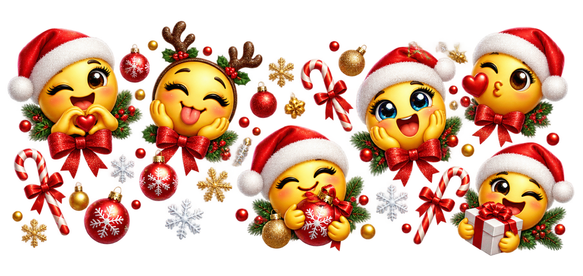 Emociones Divertidas para Snowglobe 16 oz (Emojis)