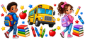 Regreso a Clases con Color para Snowglobe 16 oz (Vuelta al colegio)