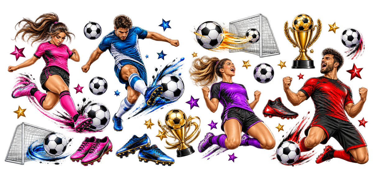 Pasión por el Fútbol para Snowglobe 16 oz (Fútbol)