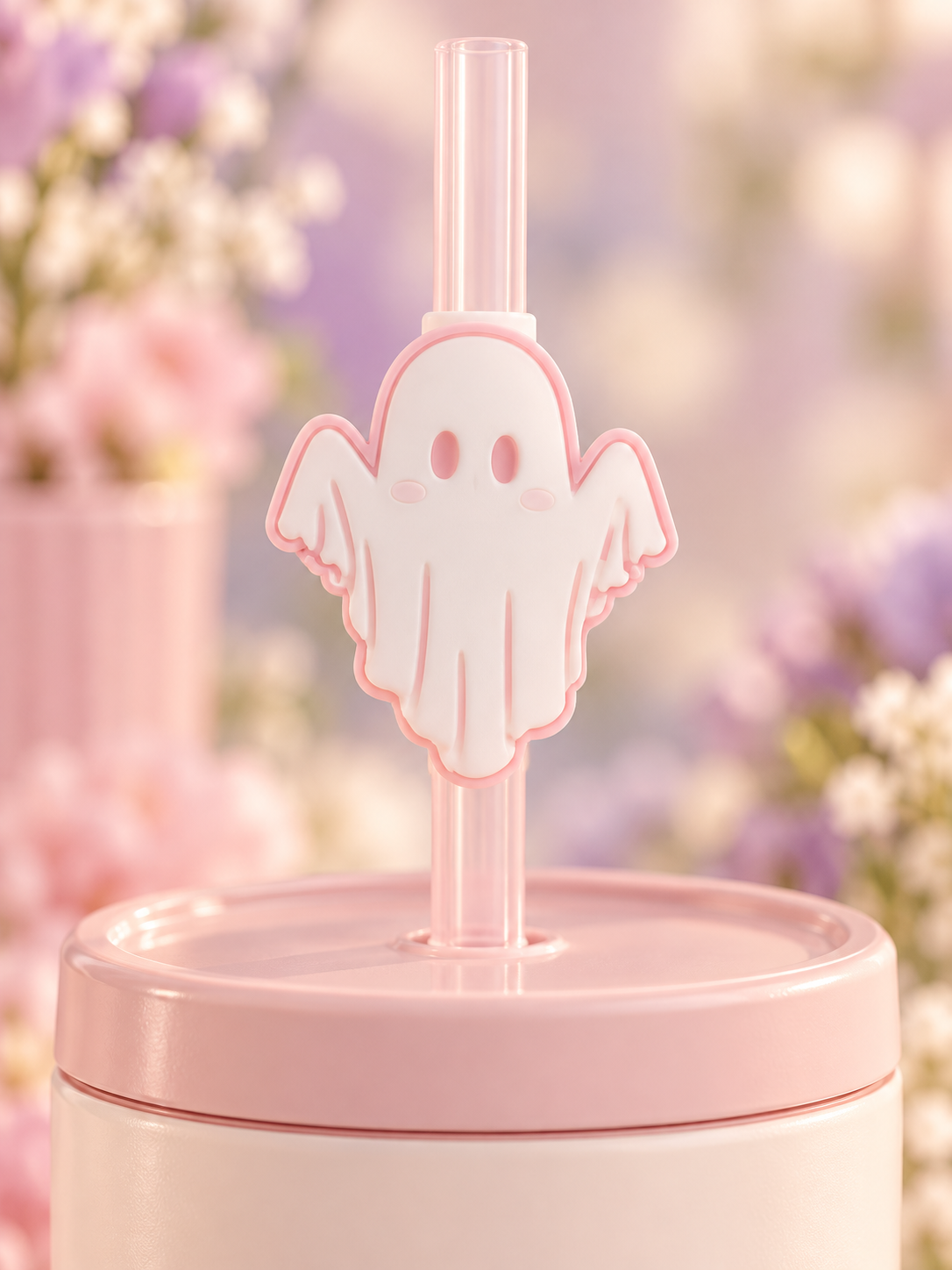 Decoración para popote — Fantasma