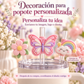 Decoración para popote personalizada