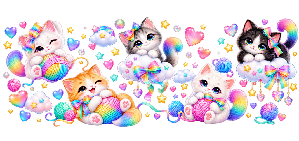 Dulces Gatitos para Snowglobe 16 oz (Gato)