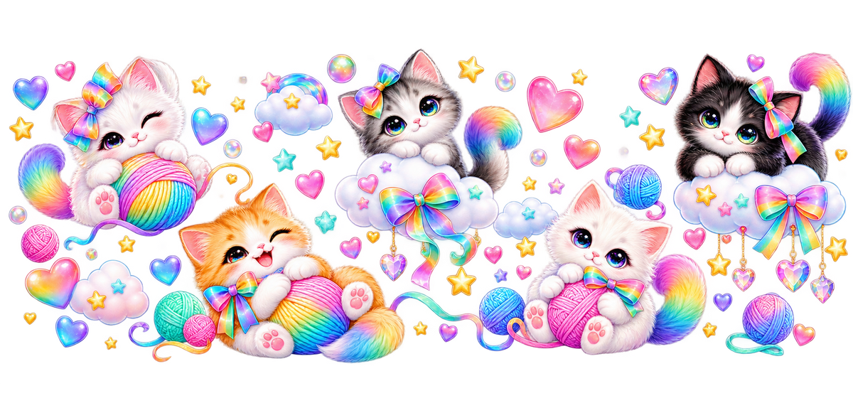 Dulces Gatitos para Snowglobe 16 oz (Gato)