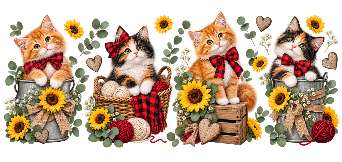 Dulces Gatitos para Snowglobe 16 oz (Gato)