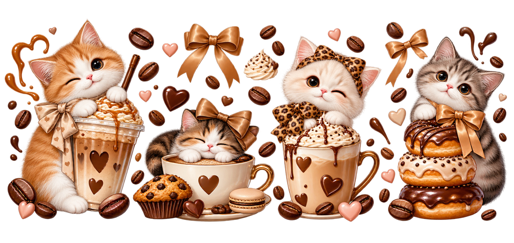 Dulces Gatitos para Snowglobe 16 oz (Gato)