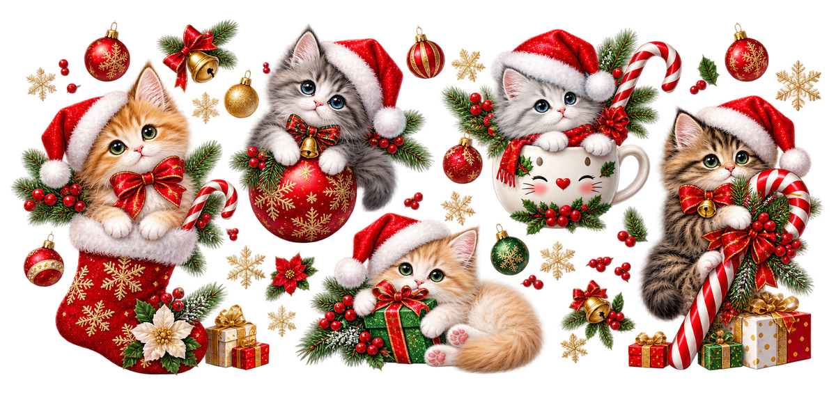 Dulces Gatitos para Snowglobe 16 oz (Gato)