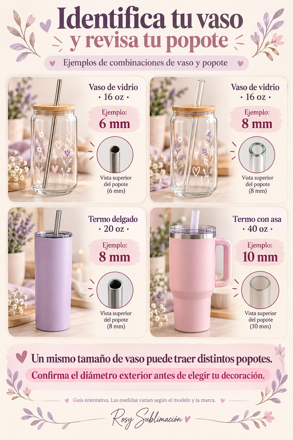 Tapón para popote — Corazón con tapón