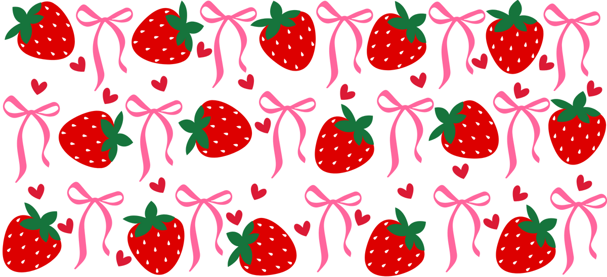 Cerezas y Fresas Encantadas para Vasos Snowglobe de 16 oz (Sherry y Strawberry)