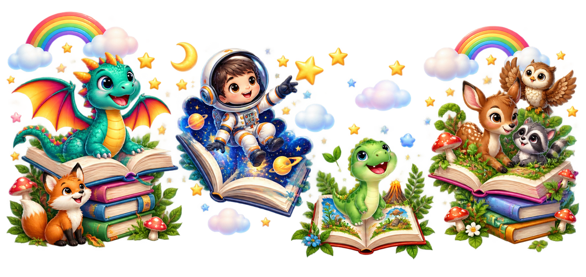 Momentos de Lectura para Snowglobe 16 oz (Libro)