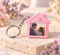 Llavero de casita con foto