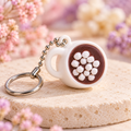 Llavero tacita de chocolate clicker