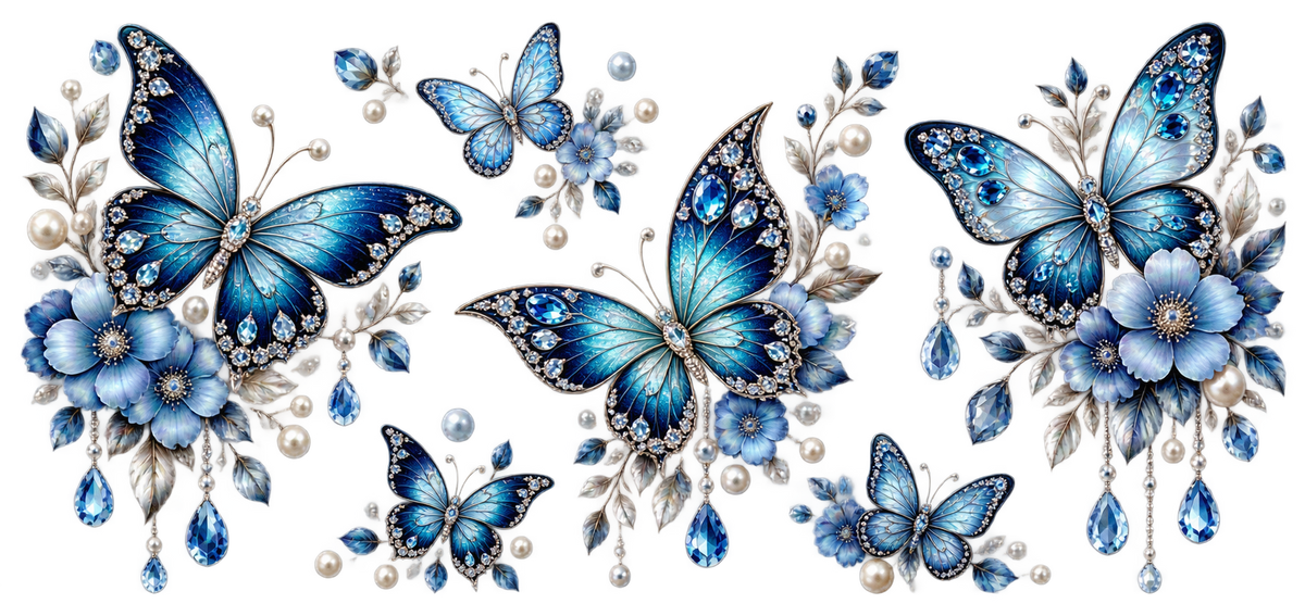 Alas de Colores para Snowglobe 16 oz (Mariposa)