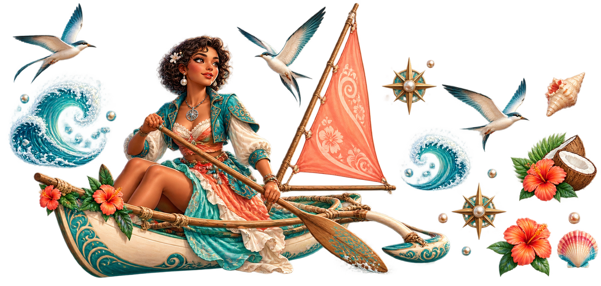 Encanto Bajo el Mar para Snowglobe 16 oz (Princesa del Mar)