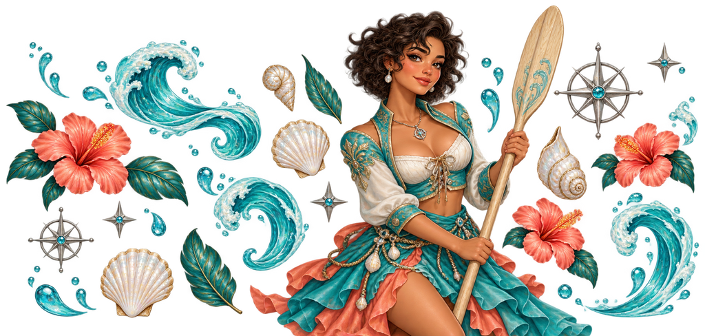 Encanto Bajo el Mar para Snowglobe 16 oz (Princesa del Mar)