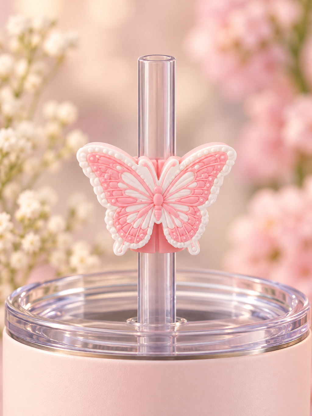 Decoración para popote — Mariposa