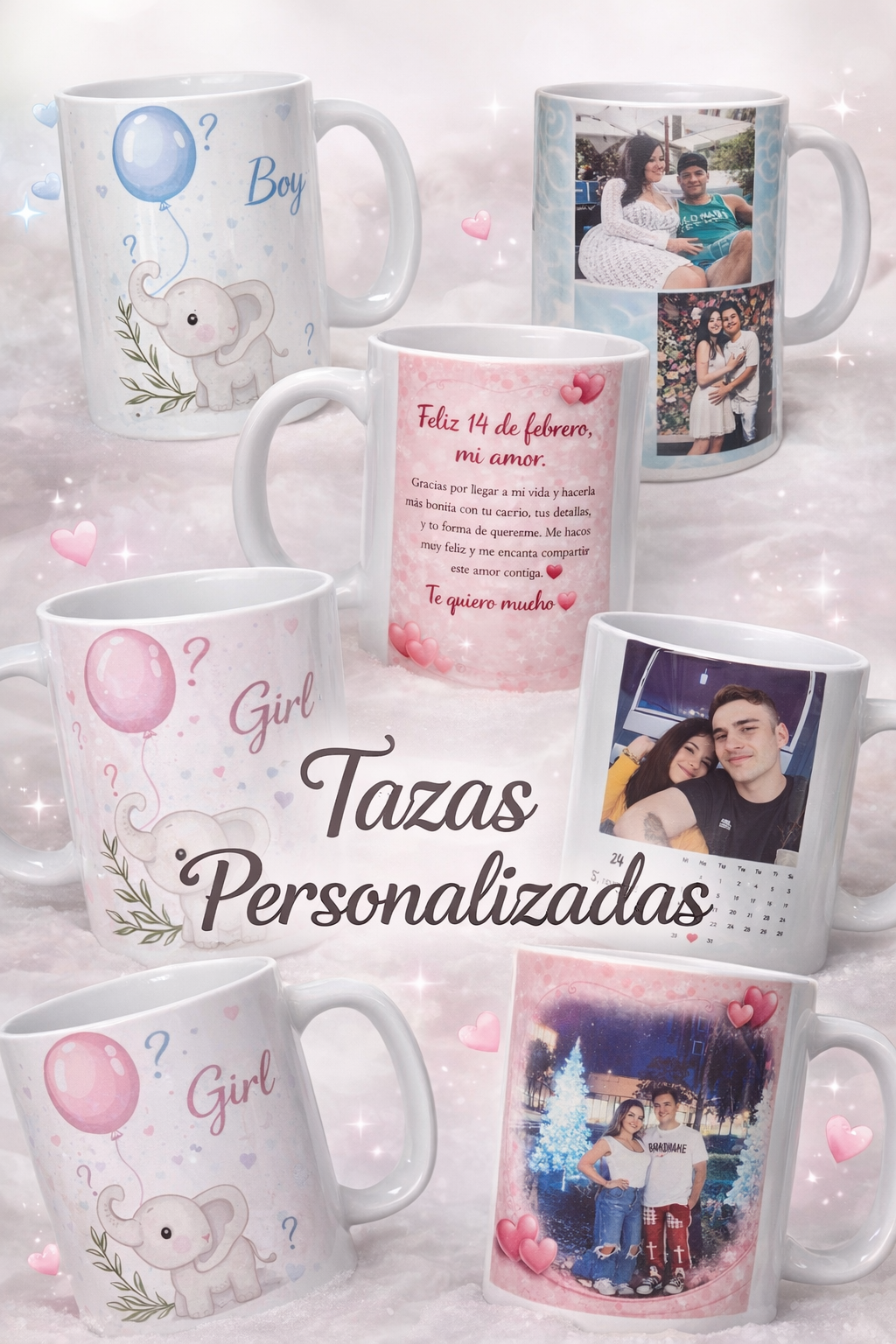 Rosy sublimacion Personalized mug for special days