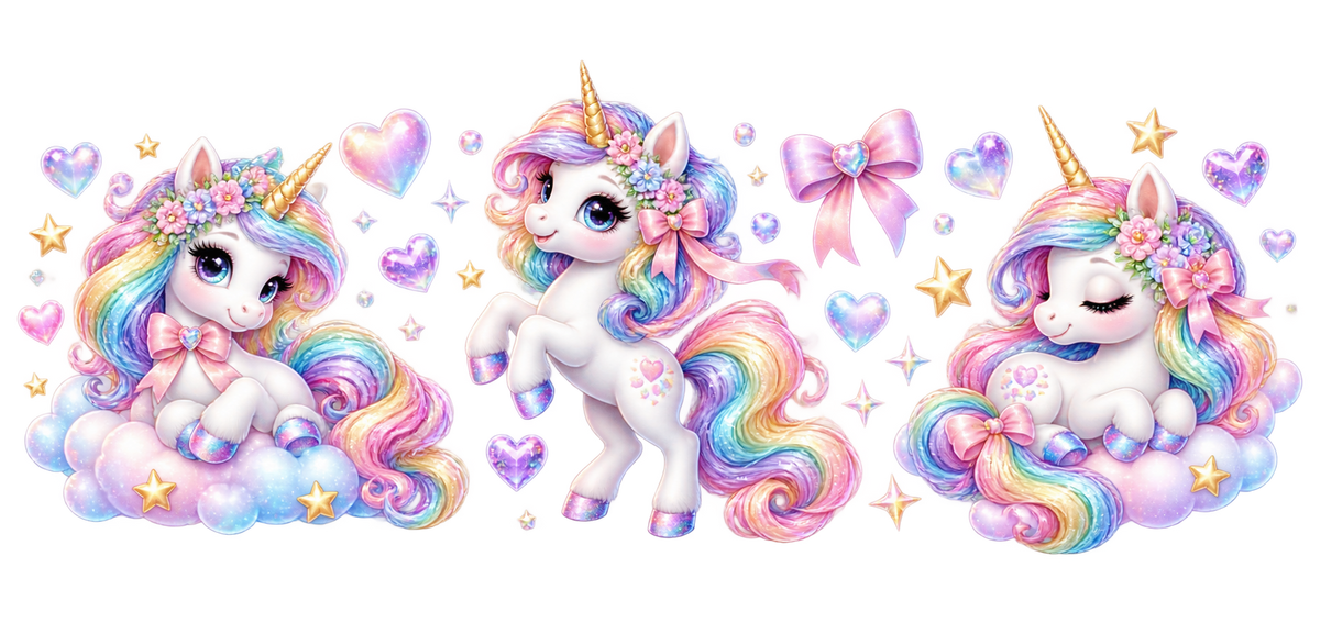 Magia de Unicornios para Snowglobe 16 oz (Unicornio)