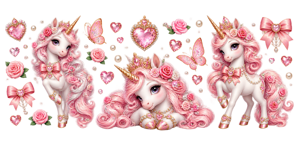 Magia de Unicornios para Snowglobe 16 oz (Unicornio)