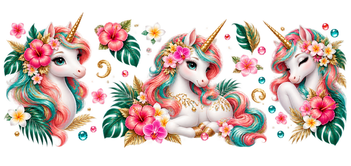 Magia de Unicornios para Snowglobe 16 oz (Unicornio)