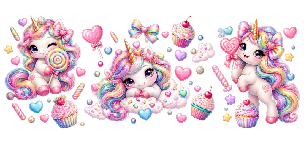 Magia de Unicornios para Snowglobe 16 oz (Unicornio)