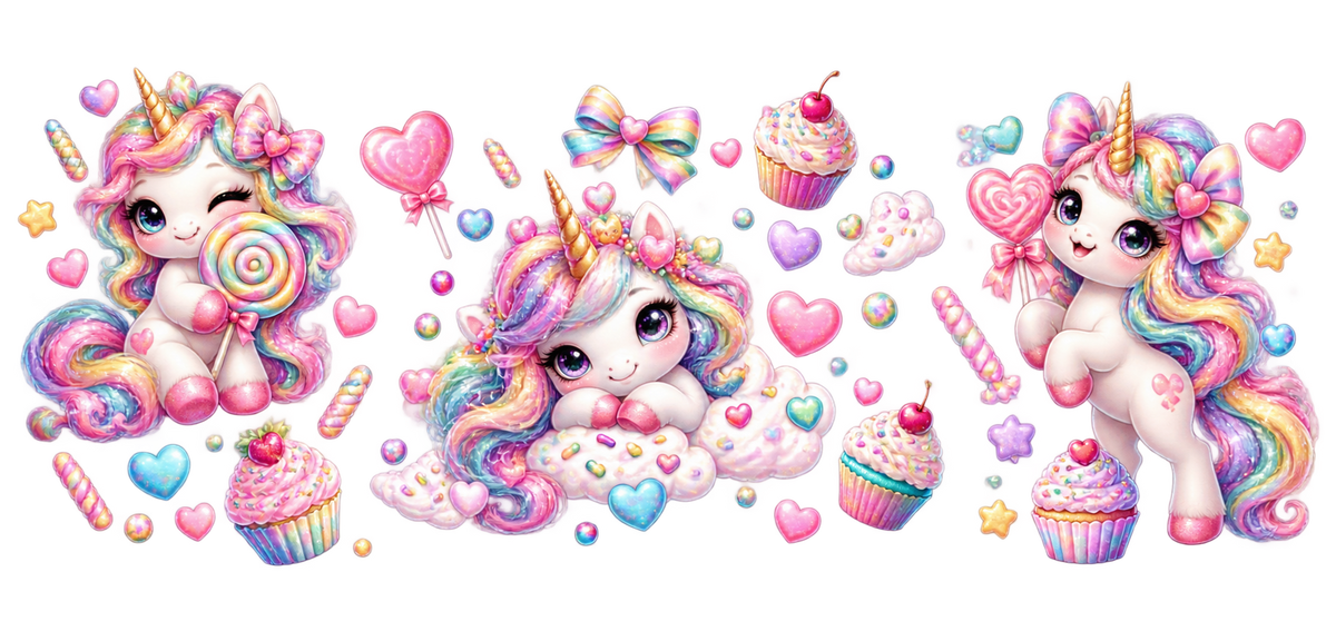 Magia de Unicornios para Snowglobe 16 oz (Unicornio)