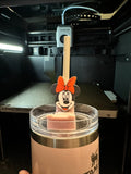 Decoración para popote — Minnie