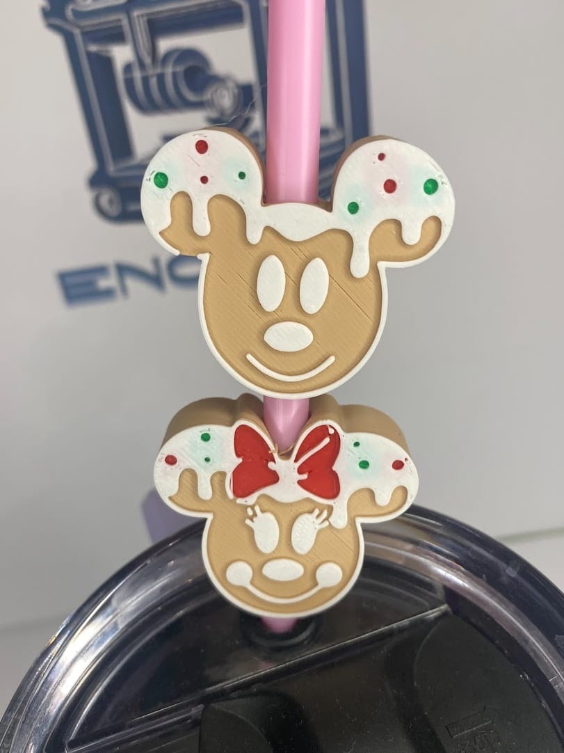 Decoración para popote — Galletita de orejitas
