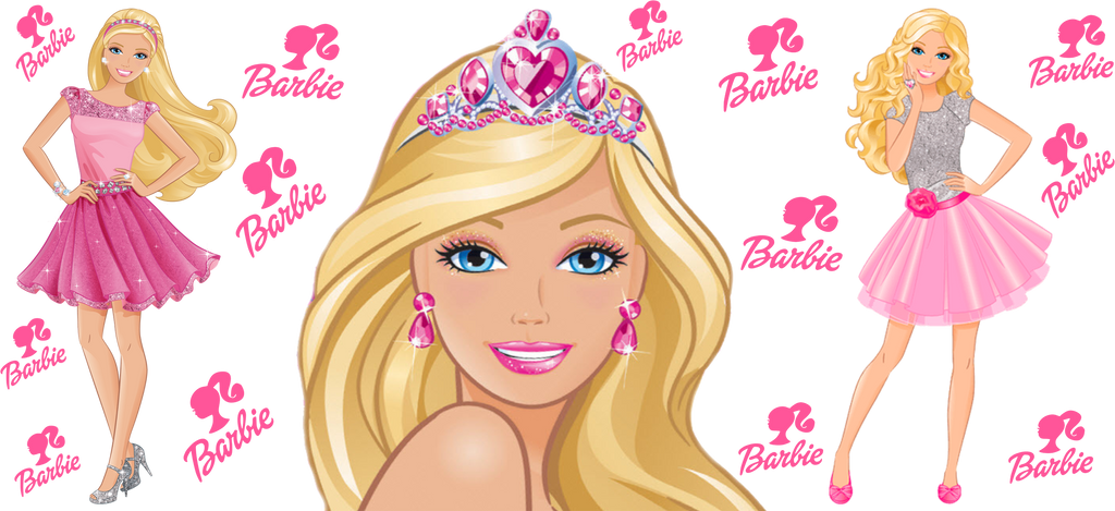 Glamour Rosa para Vasos Snowglobe de 16 oz (Barbie)