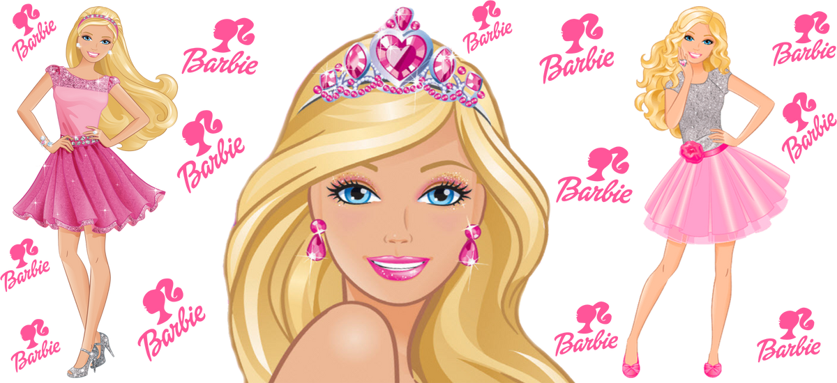 Glamour Rosa para Vasos Snowglobe de 16 oz (Barbie)