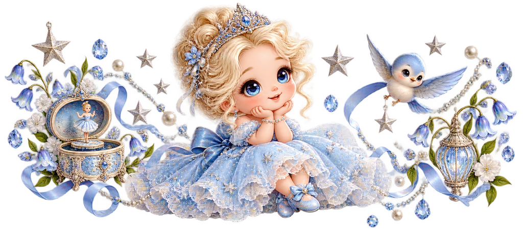 Princesas para niñas para vasos Snowglobe de 16 oz (UV-DTF)