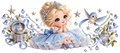 Princesas para niñas para vasos Snowglobe de 16 oz (UV-DTF)