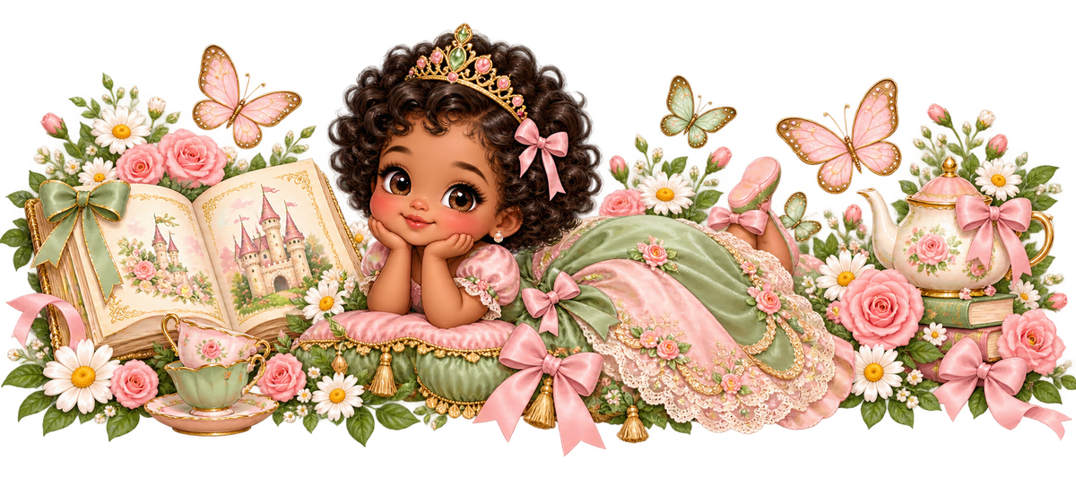 Princesas para niñas para vasos Snowglobe de 16 oz (UV-DTF)