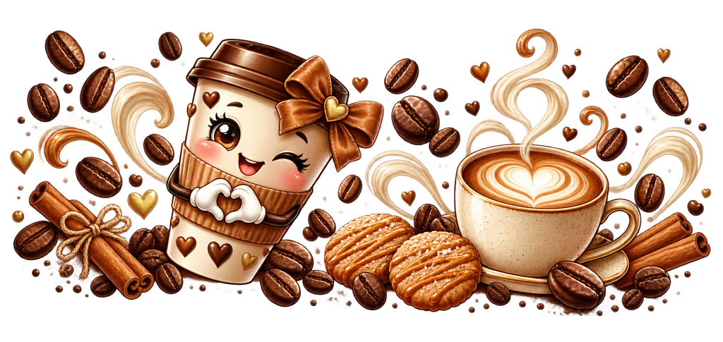 Amor por el Café para Vasos Snowglobe de 16 oz (Coffee)