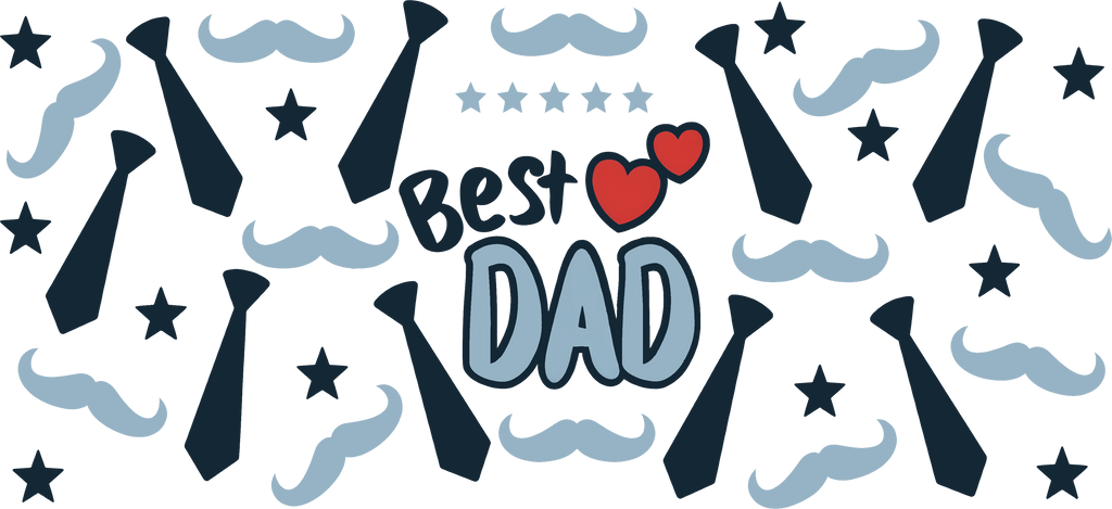 El Mejor Papá para Vasos Snowglobe de 16 oz (Dad)